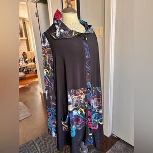 Button Up Jersey Hoodie